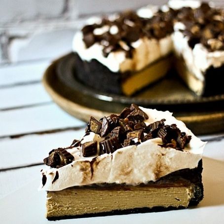 Peanut Butter & Chocolate Lover's Reese's Cream Pie