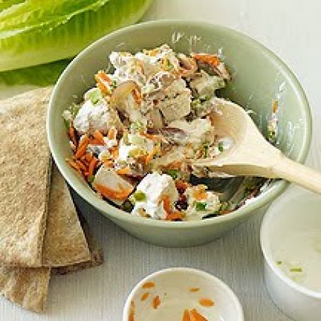 Chicken Salad with Walnuts and Grapes