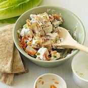 Chicken Salad with Walnuts and Grapes