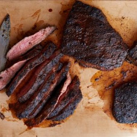Chili and Coffee-Rubbed Steaks