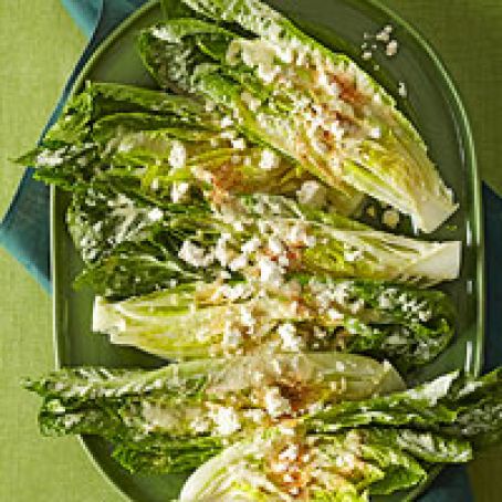 Hearts of Romaine with Creamy Feta Dressing