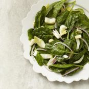 Endive & Spinach Salad with Hearts of Palm