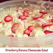 Strawberry Banana Cheesecake Salad