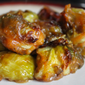 Maple Glazed Brussel Sprouts