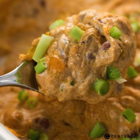 Cheesy Bean Dip {Texas Trash}