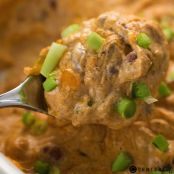 Cheesy Bean Dip {Texas Trash}