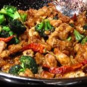 Chicken, General Tso's with Spiced Sesame Rice