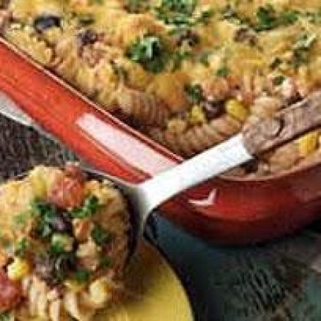 Mexican Pasta Vegetable Bake