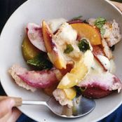 Stone-Fruit Panzanella with Zabaglione