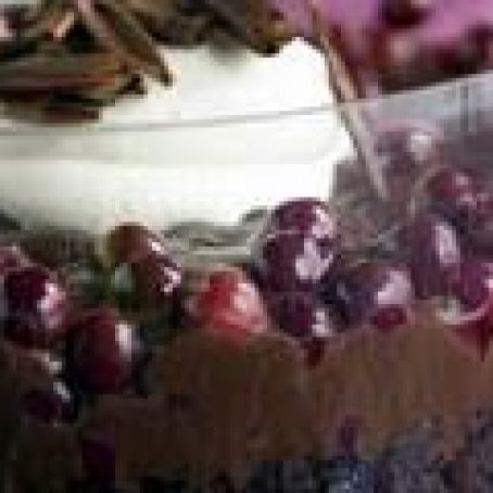 Chocolate Cherry Trifle