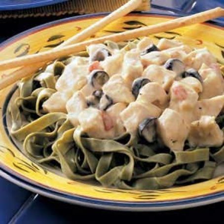 Creamy Chicken Fettuccine