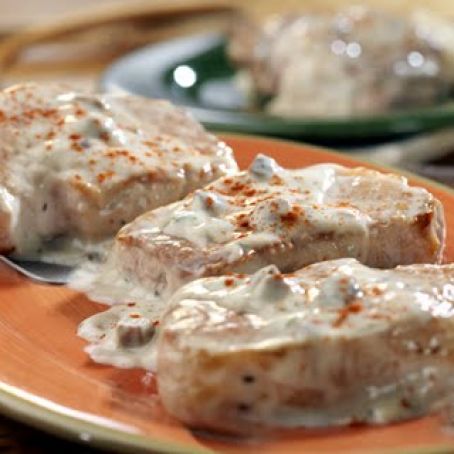 Skillet Creamy Ranch Pork Chops & Rice