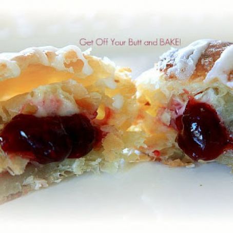 RASPBERRY & CREAM PUFF PASTRY DOUGHNUTS