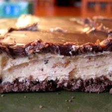 Honey Roasted Peanut Butter Bars with Chocolate Ganache