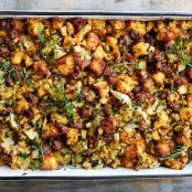 Cornbread Dressing with Sausage and Fennel