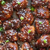 Sticky Garlic Chicken Bites