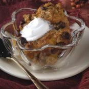 PUMPKIN CHOCOLATE CHIP BREAD PUDDING