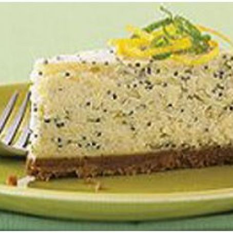 Citrus Poppyseed Cheesecake