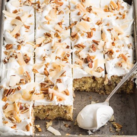 Italian Cream Sheet Cake