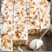 Italian Cream Sheet Cake