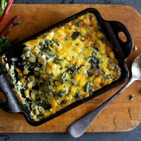 Chard and Sweet Corn Gratin