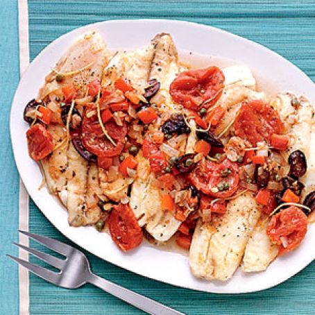 Mediterranean Poached Fish Recipe