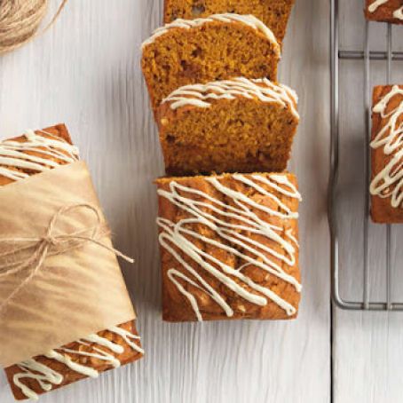 White Chocolate, Caramel & Pumpkin Mini Loaves
