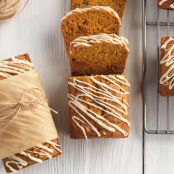 White Chocolate, Caramel & Pumpkin Mini Loaves