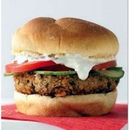 Mediterranean Chickpea Burgers