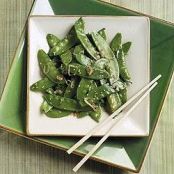 Snow Peas with Sesame Seeds