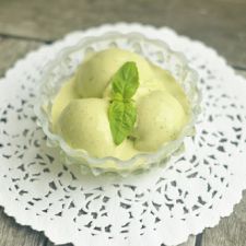 Lemon Basil Ice Cream