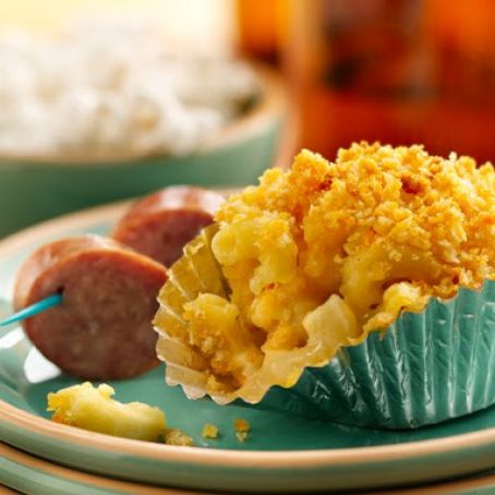 Mac and Beer Cheese Cups