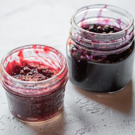 Raspberry-Rose Water Refrigerator Jam