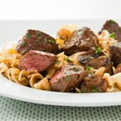 Steak Tips with Mushroom-Onion Gravy
