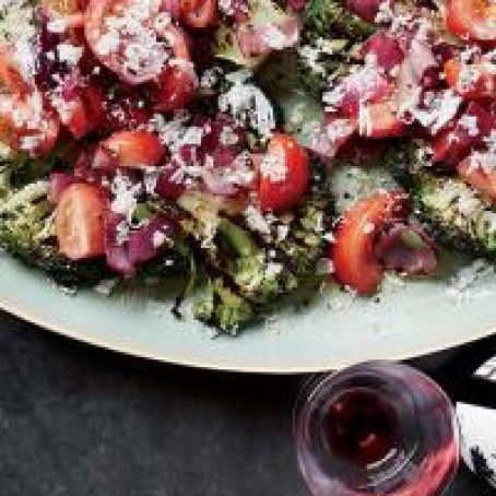Charred Broccoli and Red Onion Salad