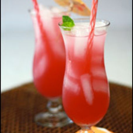 Pink Pomegranate Passion Cocktail