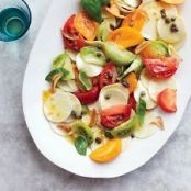 CROXETTI with MARINATED HEIRLOOM TOMATOES