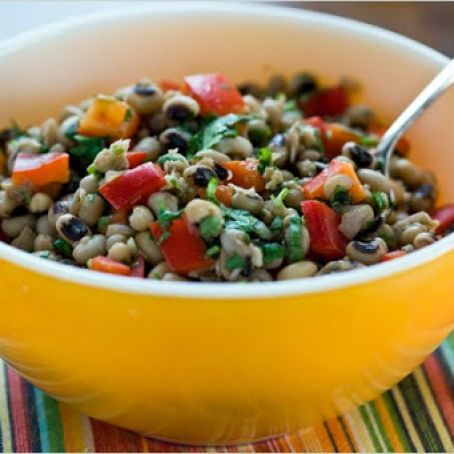 NEW YEARS BLACK EYED PEAS SALAD