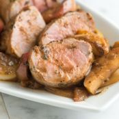 Roasted Pork Tenderloin Recipe with Apples