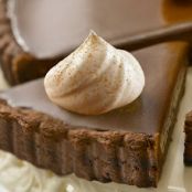 Dark Chocolate Cinnamon Truffle Tart