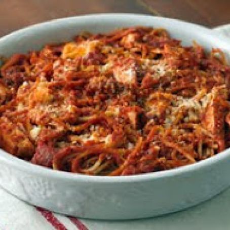 Leftover Spaghetti Pie