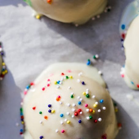 Italian Anise Cookies With Icing and Sprinkles