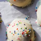 Italian Anise Cookies With Icing and Sprinkles