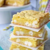 Lemon White Chocolate Gooey Bars
