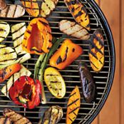 Grilled-Pepper Salad with Currants, Capers and Feta