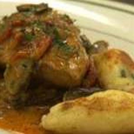 Creamy Chicken Paprika with Czech Potato Dumplings