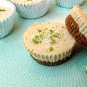 Lime Coconut Cheesecake Cups