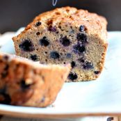 Vegan - GF - Blueberry Banana Bread