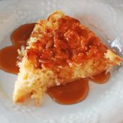 Coconut Pie with Rum Sauce
