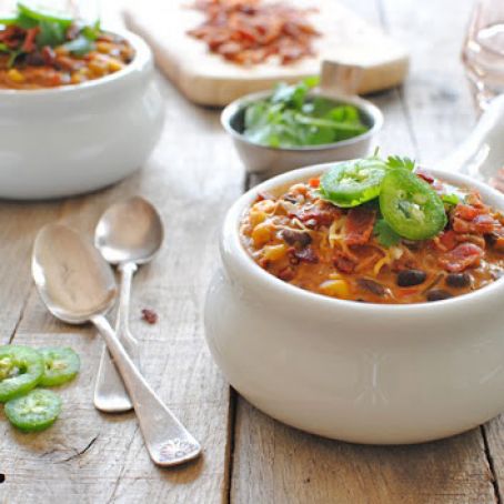 Jalapeno Popper Chicken Chili